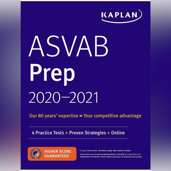 ASVAB Prep Plus 2020-2021 with 6 practice tests - Kaplan Test Prep book - Picture 2 of 6